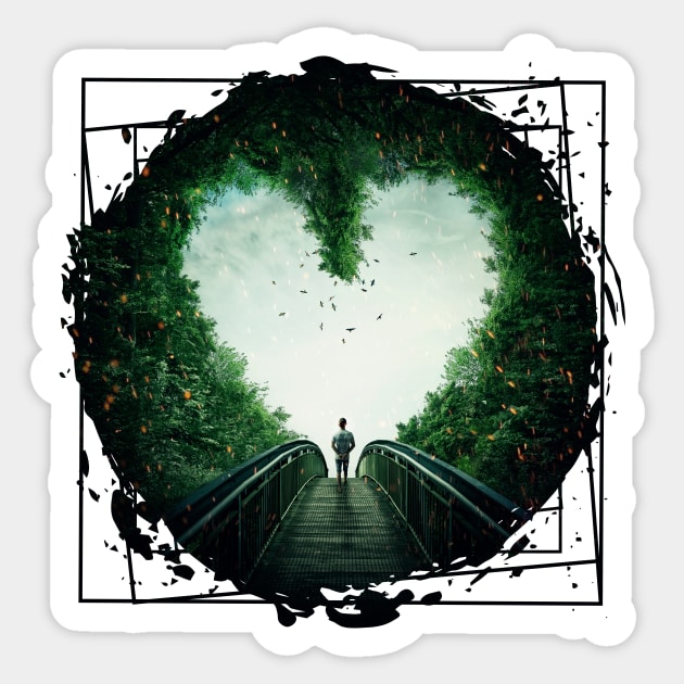 follow your heart Sticker by psychoshadow